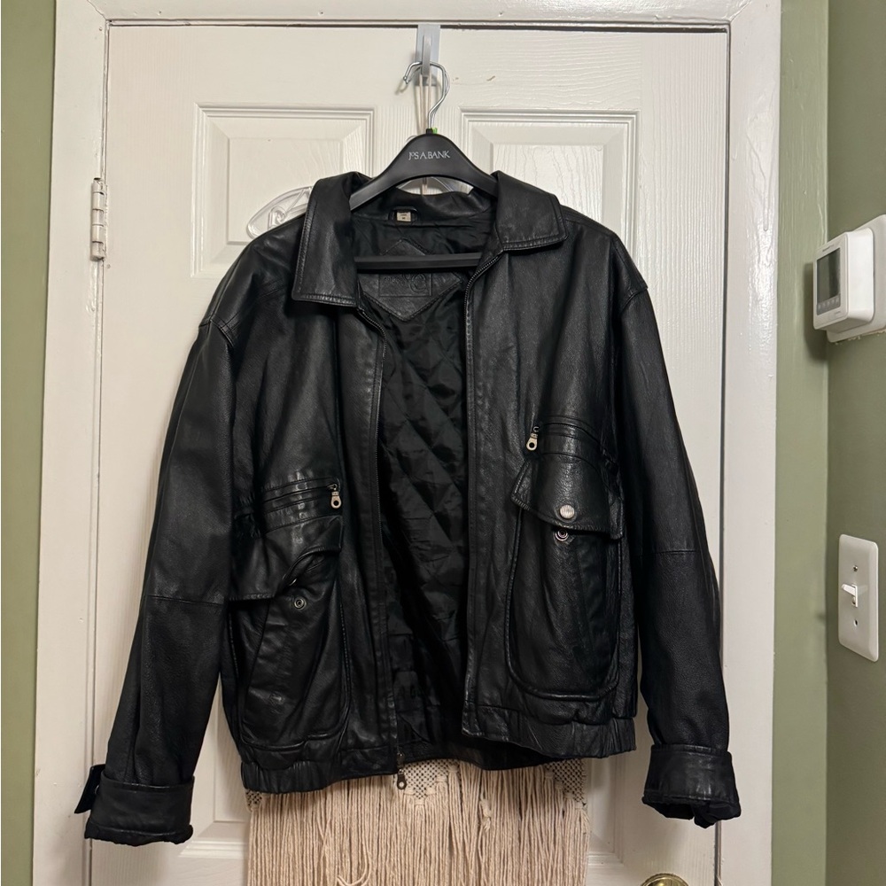 Classic Black Leather Jacket
